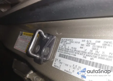 2017 Lincoln Mkc Select z USA, uszkodzony, nr VIN 5LMCJ2D97HUL11159